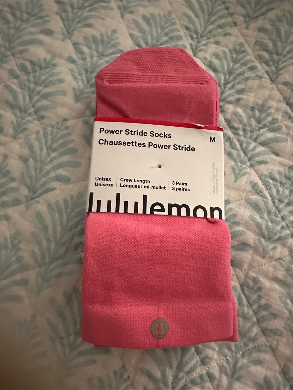 lululemon athletica Power Stride Crew Socks - Pink (3-Pack)